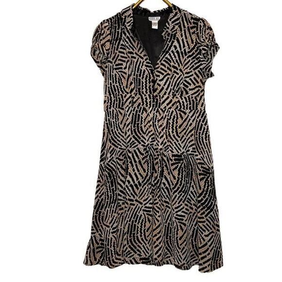 Robbie Bee Retro 40s Style Size 18 Dress Button Front Rockabilly Swing Dance - Picture 1 of 10